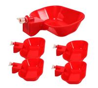 GALPADA Distributeur d'eau Automatique pour Poulets 5pcs Abreuvoir pour Volailles Et Canards Grand Bol en Polypropylène Hydratation sans Effort Conception Étanche Système D'abreuvement