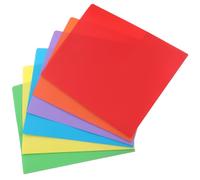 GALPADA Dossiers Plastiques à Poches Doubles 6 Pièces Format A4 Attaches pour Classement Scolaire et Organisation Administrative