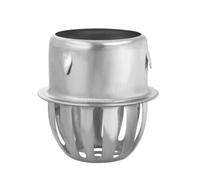 GALPADA Drain D'eau le Inoxydable en Acier de Balcon Rond de Sol 75mm Grosse Évacuation et Protection Blocage pour Usage Extérieur