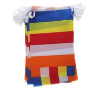 GALPADA Drapeau de Prière de Bouddha Suspendu Polyester Cinq Couleurs pour Temple Décoration Intérieure Usage Longue Durée