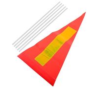 GALPADA Drapeau de Sécurité à Haute Visibilité pour Go-Kart et Vélo | Fibre de Verre et Tissu, Installation Facile, Usage Extérieur, Signalisation Routière, pour Véhicules