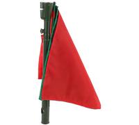 GALPADA Drapeau de Signalisation pour Arbitre Sportif Poignée Confortable, Couleur Vive en Polyester et Plastique, pour Événements Sportifs Terrain