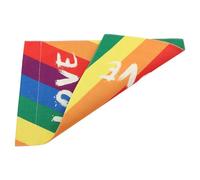 GALPADA Drapeau Décoratif Arc-en-ciel Double Face en Polyester pour Jardin Durabilité et Flexibilité, Symbole Fierté Lesbienne pour Fête et Extérieur