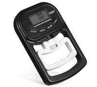 GALPADA Dynamomètre à Poignée Rechargeable de 1 à 180 Kgf en Plastique Noir, Testeur de Force de Préhension Précis et Facile à Utiliser pour Entraînement et Rééducation
