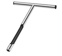 GALPADA Échantillonneur De Sol Manuel en Acier Inoxydable 304 52x25 Cm pour Jardinage Et Analyse du Sol Poignée en t Antidérapante Outil Professionnel De Prélèvement Terreaux