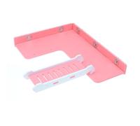 GALPADA Échelle et en Bois Hamster pour Synthétique Rose Plateforme Design Escalier, Accessoire d'exercice et Décoration pour Petits Animaux Leur Habitat