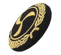 GALPADA Écusson de Costume Brodé pour Chapeau de Marin, Accessoire Élégant en Métal et Fil de Coton, Décoration Stylée pour Tenue Nautique et Accessoires de Yacht