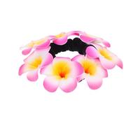 GALPADA Élastiques à Motif Frangipanier Tropical Hawaïen Pour Mariage Fête Cheveux Été Plage Un Cadeau Unique Qui S'accorde Avec Toutes Les Coiffures