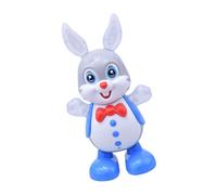 GALPADA Électrique à Bascule Lapin Musical Lumineux Électronique sans Piles Interactif pour Garçon et Filles Stimulation Sensorielle et Coordination Œil-Main