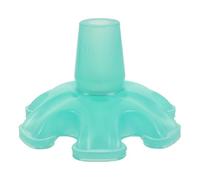 GALPADA Embout Antidérapant pour Canne de Marche à Six Pieds en Caoutchouc Vert Clair Coussinet Amortisseur pour Promenades en Extérieur et Environnements Variés