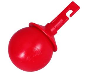 GALPADA Embout de Canne à Roulement à Bille Type Crochet Rouge en Plastique, Facile à Installer, pour Cannes de Marche pour Aveugles, Sécurité Améliorée en Intérieur et Centres