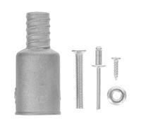 GALPADA Embout de rallonge de balai fileté : Adaptateur de manche en métal robuste - Adaptateur de rallonge de manche de balai - Connecteur de remplacement pour tiges de 22 mm