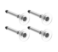GALPADA Embouts de Disque de Remplacement pour Stylet Écran Tactile 4pcs en Fer Argenté Portable Marquage Précis pour Smartphones et Tablettes Bureau ou Divertissement