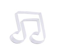 GALPADA Emporte-pièce en Acier Inoxydable Forme Note de Musique pour Gâteau et Biscuit, Facile à Nettoyer, Anti-rouille, Pâtisserie DIY Créatif