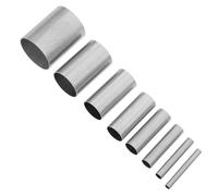 GALPADA Emporte-pièces Ronds en Acier Inoxydable Taille Polyvalente Lot de 8 pour Argile et Pâte Polymère Surfaces Antiadhésives pour Poterie et Cuisson