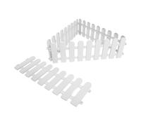 GALPADA Enclos Extérieur pour Tortues Terrestres en Plastique Blanc 4pcs, Structure Sécurisée et Portable, pour Reptiles et Lapins en Plein Air