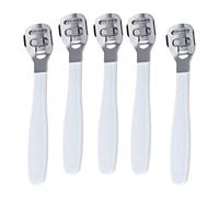 GALPADA Enlève-callosités Pratique Acier Inoxydable 5pcs en Pieds Tête Interchangeable, Outil Manuel Soin et Pédicure pour des à Domicile