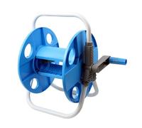 GALPADA Enrouleur de Tuyau Arrosage Portable Métal et Plastique Chariot Support Rangement pour Lavage Voiture et Jardin Installation Facile et Design Compact Bleu