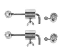GALPADA Ensemble De 2 Accessoires De Cuisson en Acier pour Barbecue Et Rôtisserie : Contrepoids pour Grillades Extérieures, Bague D'Équilibrage pour Gaz, Butée De Comptoir Universelle,
