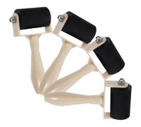 GALPADA Ensemble de 4 Rouleaux en Caoutchouc pour Gravure et Impression Artistique, Rouleau de Bricolage Résistant à L’usure avec Poignée Ergonomique, Outil D’impression Polyvalent