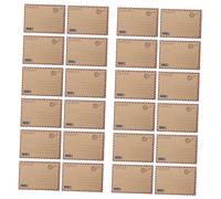 GALPADA Ensemble de 48pcs Enveloppes Vintage en Papier Kraft Papiers à Lettre Rétro et Bords Décoratifs, pour Cartes de Remerciement et Invitations Professionnelles