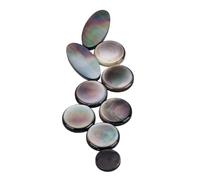 GALPADA Ensemble de 9 Pièces de Boutons de n Coquille Nacrée Verte pour Saxophones Alto, Ténor et Soprano - Accessoires Légers et Décoratifs pour Saxophone, Pièces de Rechange