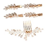 GALPADA Ensemble De Peignes À Cheveux De Mariage Bandeau De Mariée Décoration De Cheveux Pour Femmes Coiffe Unique Pour Mariée