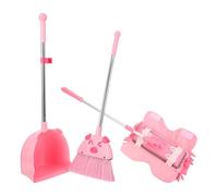 GALPADA Ensemble Inoxydable Filles Plastique et Pelle Balai en Garçon pour Acier Forme Cartoon Adorable, Facile à Entretenir, Ménage Maison Maternelle
