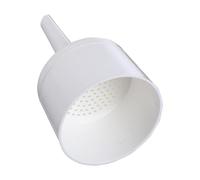 GALPADA Entonnoir Design Simple de 70mm en Plastique Blanc pour Filtration par Aspiration, Filtre Papier et Usage en Écoles ou Universités