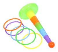 GALPADA Entraînement Perroquet Anneaux à Lancer Interactif pour Développer Intelligence et Exercice Mental Couleurs Aléatoires Couleur Aléatoire