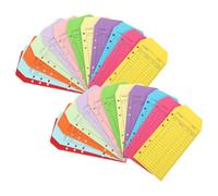GALPADA Enveloppes Décoratives pour Espèces en Papier Couleur, 24 Pièces, Pratique pour Budgétisation et Rangement, pour Organisation Financière Bureau