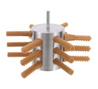 GALPADA Épilateur pour Volailles en Acier Inoxydable Semi-Automatique, Plumeuse à Poulet Manuelle Compacte Équipement de Transformation de Viande