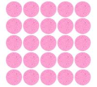 GALPADA Éponge à Maquillage Ronde en Cellulose Naturelle 50pcs pour Démaquillage et Nettoyage Quotidien sans Irritation ni Odeur Chimique