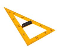 GALPADA Équerre Magnétique Triangulaire 40 Cm Jaune 60° pour Tableau Noir, Règle de Dessin Pédagogique Solide en Plastique Haute Résistance, Outil Scolaire Polyvalent pour Enseignement