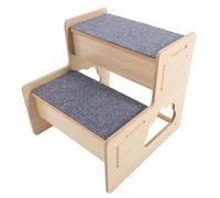 GALPADA Escalier en Bois pour Animaux Polyvalent et Sécurisé, Échelle Adaptée pour Chats et Chiens Âgés, pour Faciliter L'accès Canapé et Améliorer Le Confort