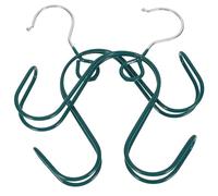 GALPADA Étagère à Chaussures Suspendue en Fer 2pcs, Crochets Anti-déformation et Anti-Vent, Support Pratique pour Séchage et Rangement la Maison