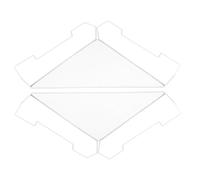 GALPADA Étagère de Rangement Blanc Crochets, 2pcs, Étagère Multifonction pour Bureau ou Balcon, Support Suspendu pour Organiser et Garder Sec