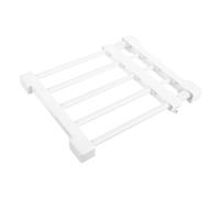 GALPADA Étagère de Rangement Réglable pour Placard et Cuisine Support Extensible sans Perçage Organisateur de Cloison de Placard Étagère à Tension Facile à Installer Optimise Lespace de
