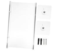 GALPADA Étagère Murale Acrylique Transparent Forme De u Étagère De Rangement sans Perforation pour Salle De Bain Chambre Salon