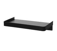 GALPADA Étagère Murale en Acier Inoxydable Noir pour Téléphone et Lingettes de Salle de Bain Support Mural sans Perçage Petite Étagère Compacte pour Organisation Pratique