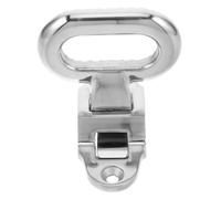 GALPADA Étape Escaliers Pliables en Acier Inoxydable Antidérapante Hauteur Ajustable pour Accès aux Compartiments de Camions et Remorques