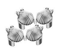 GALPADA Éteignoir Bougie Métal Forme Argenté Accessoire Décoratif pour Extinction Sûre des Feux Protège la Mèche et Prolonge la Durée des Bougies Parfumées