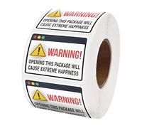 GALPADA Étiquettes Autocollantes de Fermeture pour Boîtes Stickers Auto-Adhésifs Ronds 500 Pièces par Rouleau Autocollants Scrapbooking pour Emballage Petit Commerce