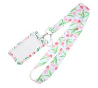 GALPADA Étui à Étiquette Cordon Léger et Robuste en Polyester et Plastique pour Cartes D'identité et Cartes D'hôtel, Porte-cartes Professionnel Pratique pour Usage Quotidien