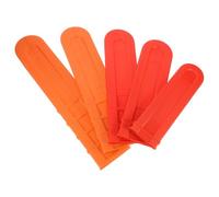 GALPADA Étui de Guide-chaîne de Tronçonneuse 5pcs en Plastique Rouge, Léger et Résistant aux Intempéries, Couverture de Barre de 12 à 20 Pouces pour Accessoire Couleur Couleur Aléatoire