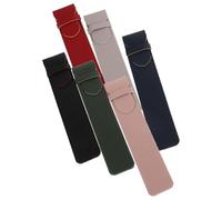 GALPADA Étui de Protection pour Stylet D’écriture Capacitif Couvercle, Lot de 6 Couleurs Assorties, Compatible Tablette Surface, Étui Souple Étanche et Portable pour Stylet Écran Tactile