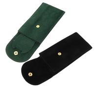 GALPADA Étui de Rangement pour Montre Portable en Peluche 2pcs, Facile à Transporter Forte Applicabilité, pour Voyage et Prévention des Rayures