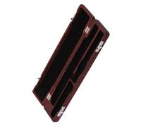 GALPADA Étui en Bois Marron pour Flûte à 17 Trous Intérieur Protecteur, Finition Traditionnelle Élégante, Portable, Adapté aux Musiciens Professionnels pour Scène et Répétitions