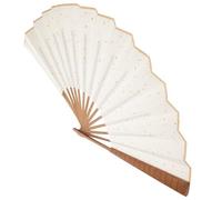 GALPADA Éventail Pliant Vierge en Papier Éventail Classique Soi-même, pour Peinture DIY, pour Garçon Fille, Exercices D'écriture et Décoration