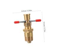 GALPADA Extracteur Anneau de Compression Laiton Massif Outil Robuste et Portable pour Raccords Coudés Anneaux de Serrage Extraction Facile Couleur Rouge Visible pour Usage Professionnel
